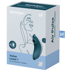 Satisfyer Stimulateur de clitoris Vulva Lover 1 Satisfyer Bleu